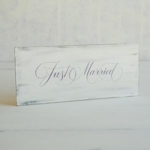 Tablita " Just Married "