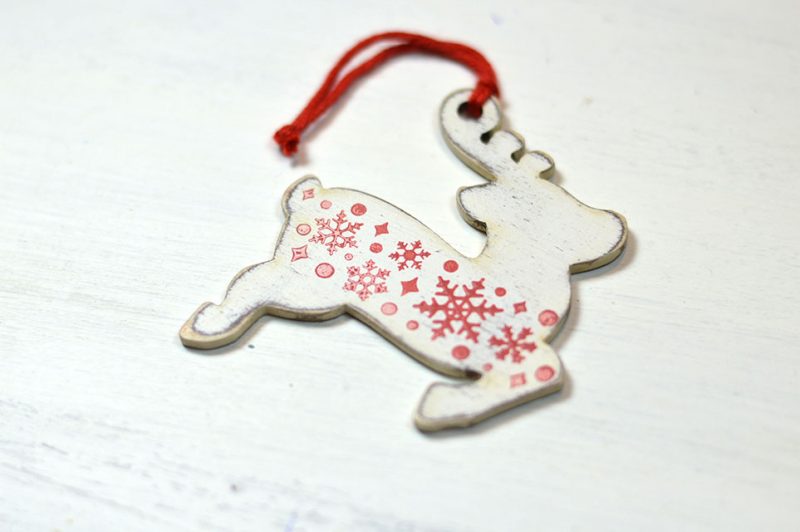 Ornament de brad- Santa's Reindeer