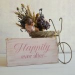 Tablita decorativa pictata manual- Happily ever after..