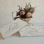 Tablite decorative pictate manual- Bride&Groom