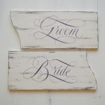 Tablite decorative pictate manual- Bride&Groom