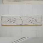 Tablite decorative pictate manual- Bride&Groom