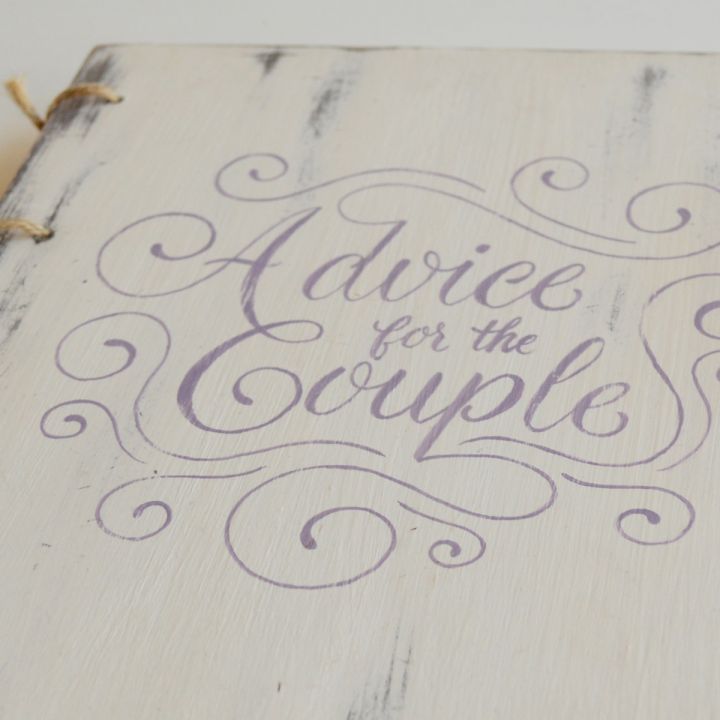 Guestbook personalizat- Advice for the couple