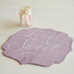 Tablita decorativa pictata manual- Love is sweet!