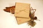 cutie de cadou realizata manual din lemn de brad