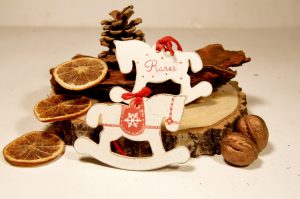 Ornament de brad personalizat - Rocking horse