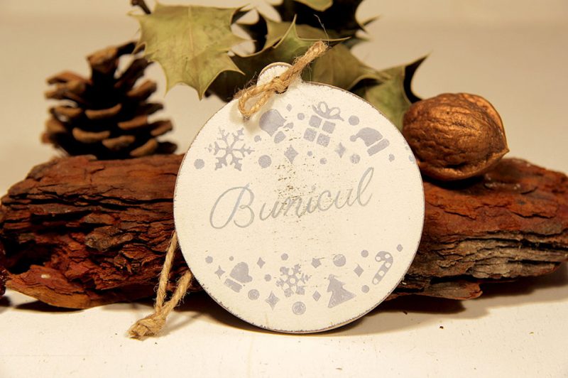 Set doua ornamente personalizate - Bunica si Bunicul 3