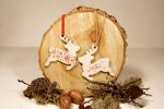 Ornament de brad personalizat cu nume- Santa's reindeer