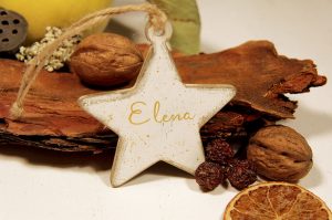 Ornament de brad personalizat -Little star