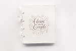 Guestbook personalizat, pictat manual - "Advice for the Couple"