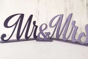 Litere mdf - Mr &Mrs