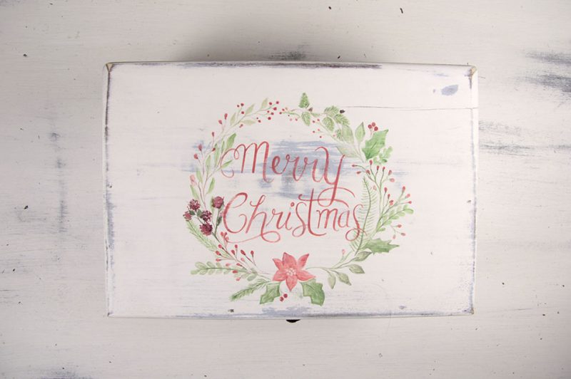 Cutie pictata manual-Merry Christmas
