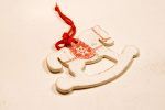 Ornament de brad personalizat - Rocking horse