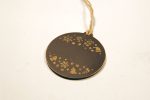 Ornament de brad Golden Christmas personalizat cu nume sau mesaj