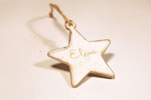Ornament de brad personalizat -Little star