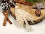 Xmas ornament pentru brad realizat manul din macrame