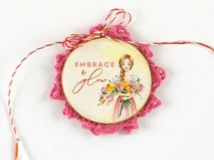 Broșă-mărțișor - Broțișor - Embrace & Glow