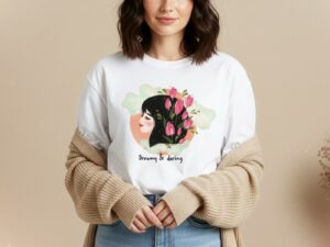 Tricou "Dreamy and daring"